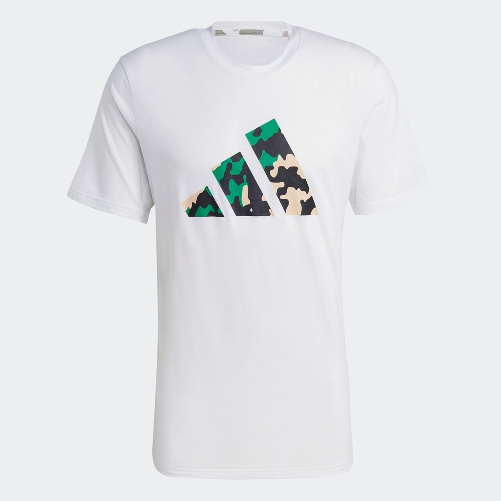 TRAIN ESSENTIALS SEASONAL LOGO TRAINING T-SHIRT - White