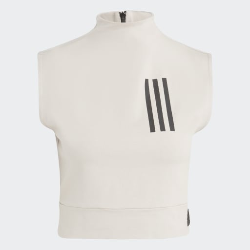 MISSION VICTORY SLEEVELESS CROPPED TOP - Wonder Taupe