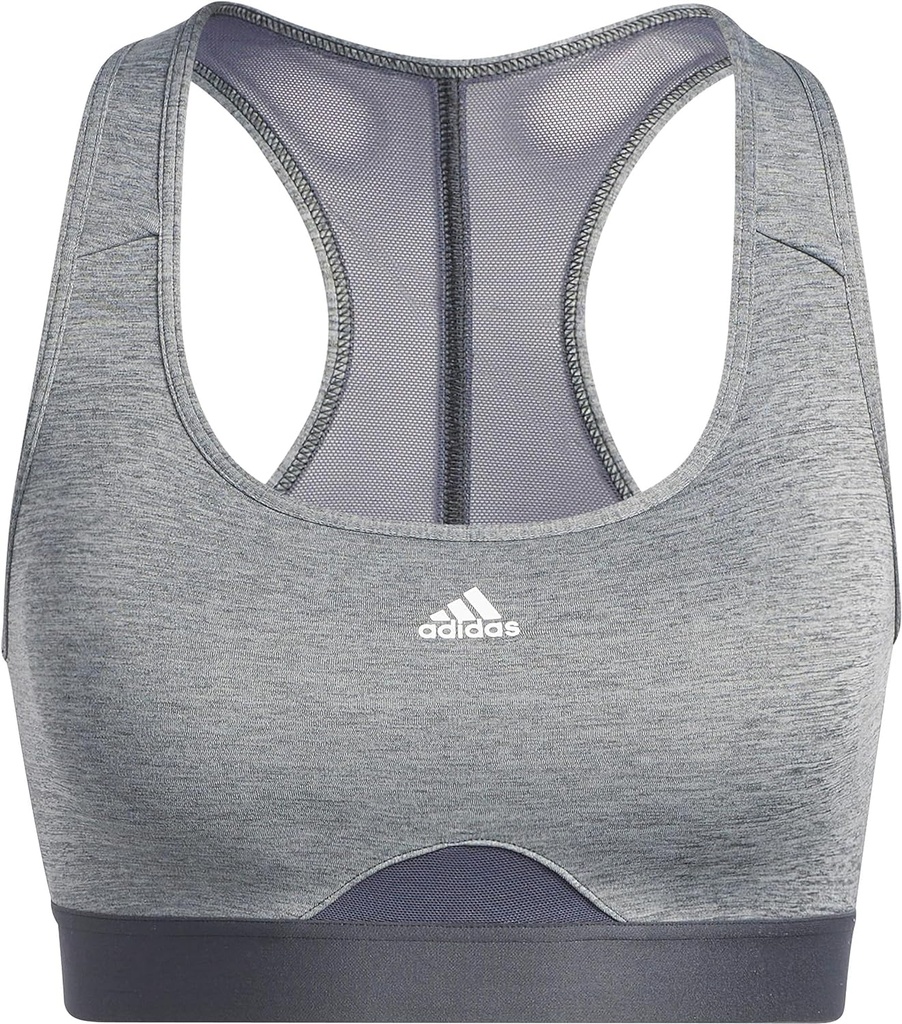 POWERREACT TRAINING MEDIUM-SUPPORT BRA - Dark Grey Heather