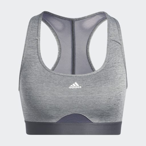 POWERREACT TRAINING MEDIUM-SUPPORT BRA - Dark Grey Heather