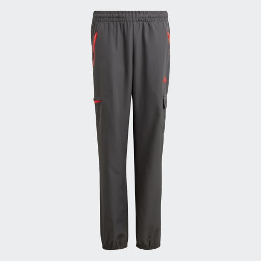 ADIDAS CITY ESCAPE CASUAL WOVEN CARGO POCKET TRACKSUIT BOTTOMS - HR6274