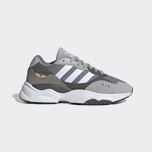 RETROPY F90 SHOES - Grey Five / Core Black / Pulse Blue