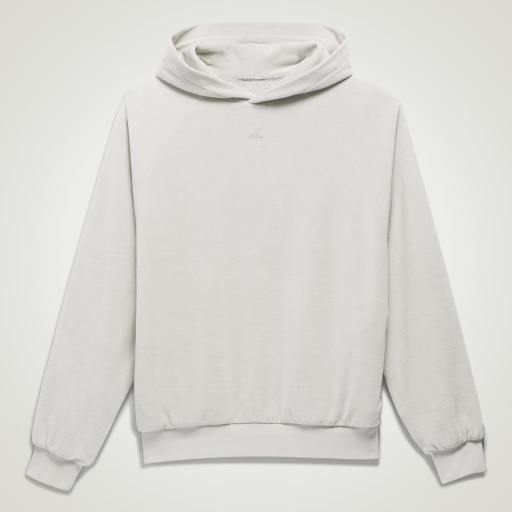 ADIDAS BASKETBALL VELOUR HOODIE - Metal Grey