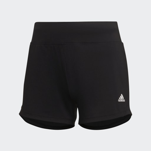 HIIT TRAINING KNIT SHORTS - Black / White