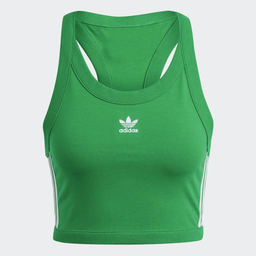 ADICOLOR CLASSICS 3-STRIPES SHORT TANK TOP - Green