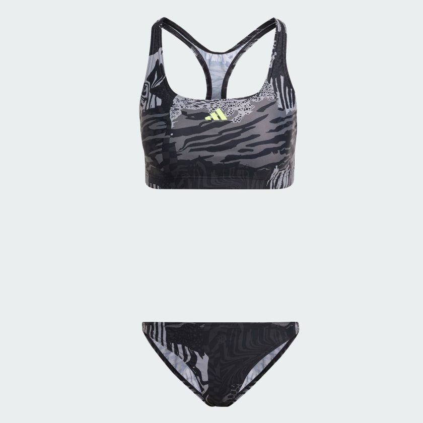 ALLOVER GRAPHIC BIKINI - Grey / Grey Five / Carbon
