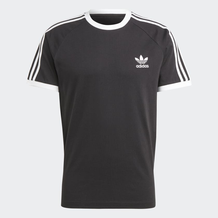 ADICOLOR CLASSICS 3-STRIPES T-SHIRT - Black
