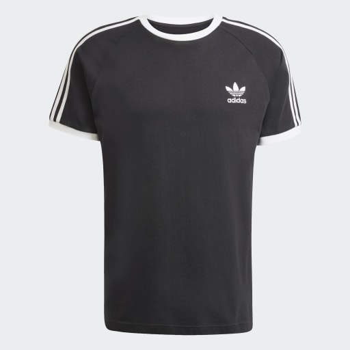 ADICOLOR CLASSICS 3-STRIPES T-SHIRT - Black