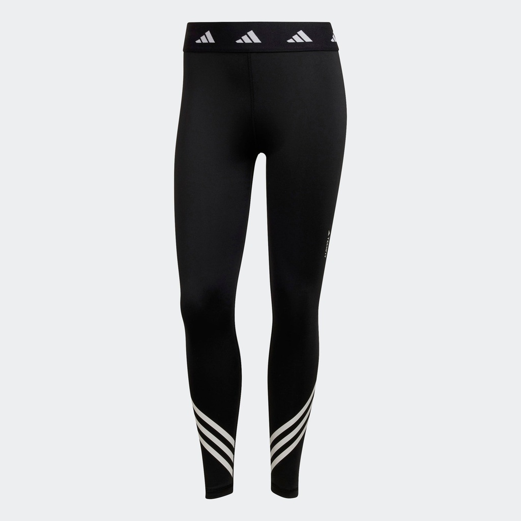 TECHFIT 3-STRIPES LEGGINGS - Black