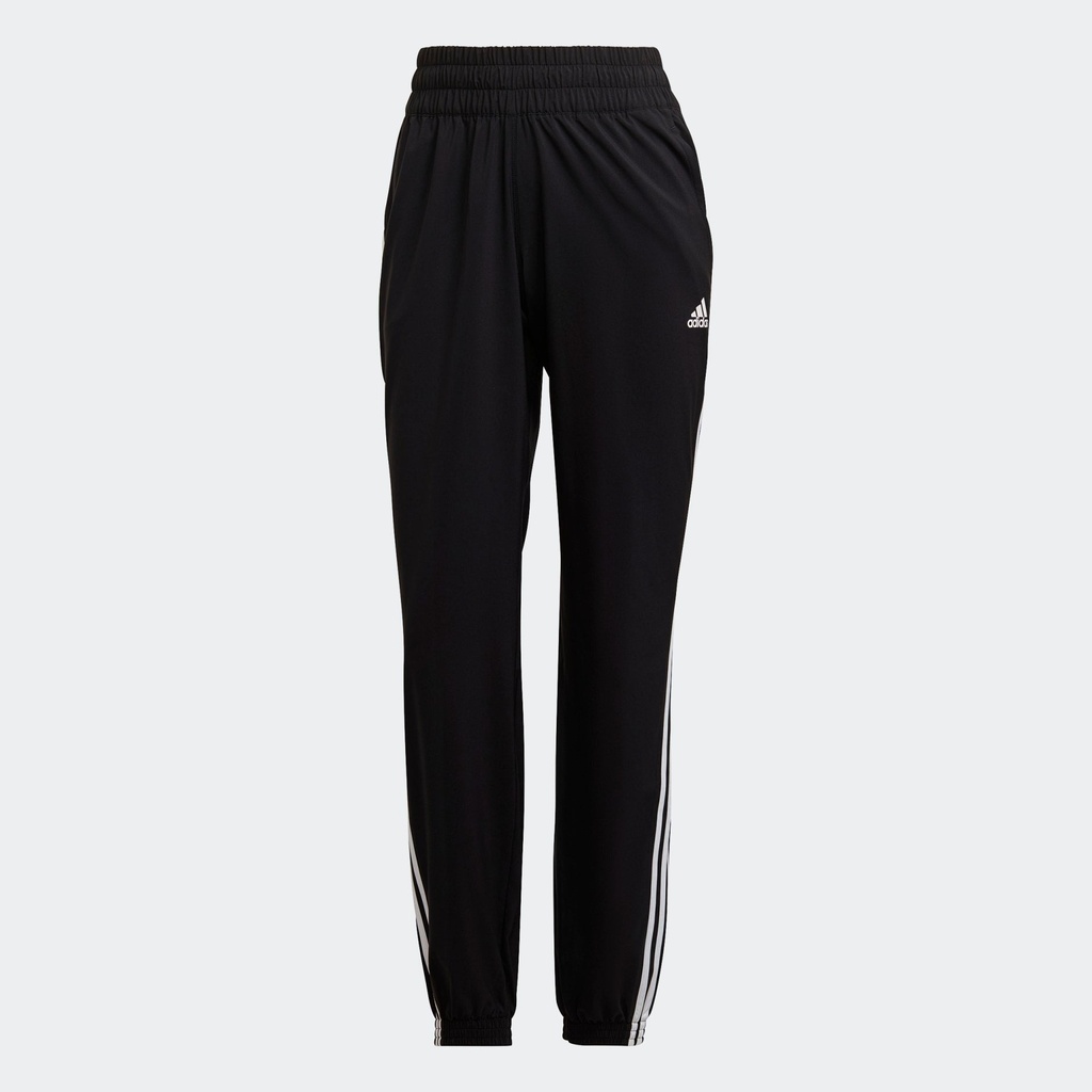 TRAINICONS 3-STRIPES WOVEN JOGGERS - Black