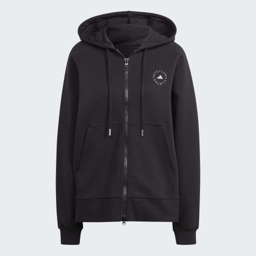 ADIDAS BY STELLA MCCARTNEY FULL-ZIP HOODIE - Black / White