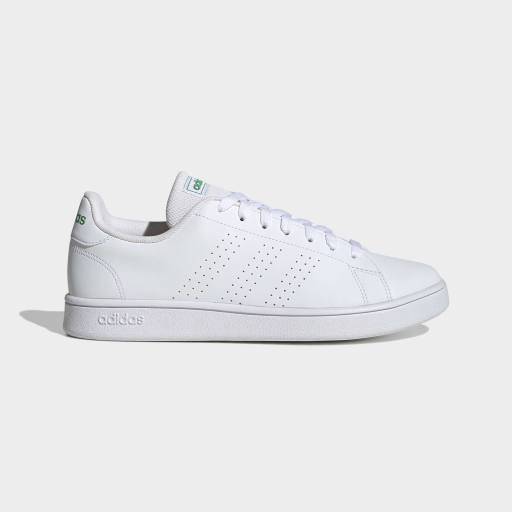 ADVANTAGE BASE SHOES - Ftwr White / Ftwr White / Green