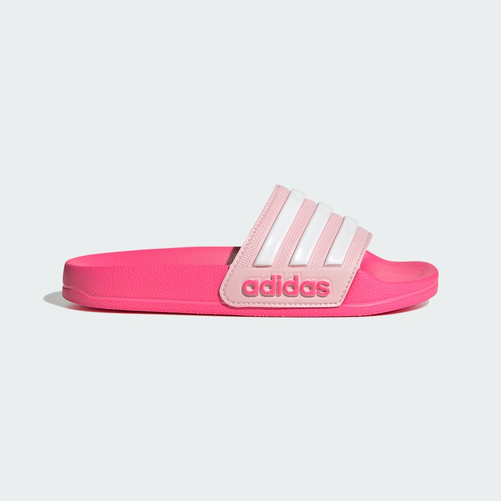ADILETTE SHOWER SLIDES - Clear Pink / Ftwr White / Lucid Pink
