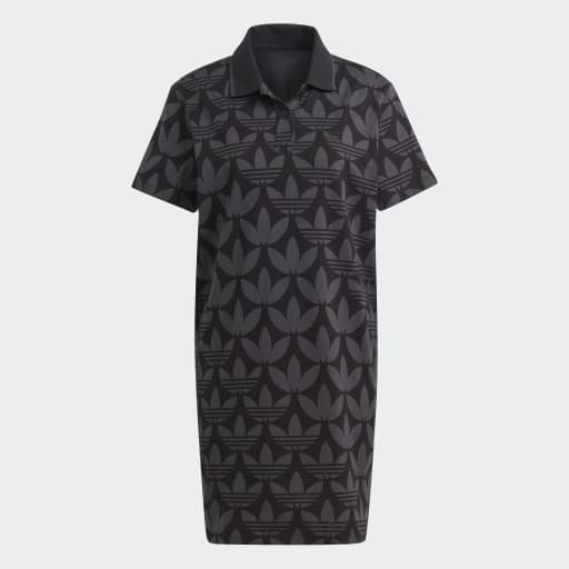 ADIDAS TREFOIL MONOGRAM POLO DRESS - II3183