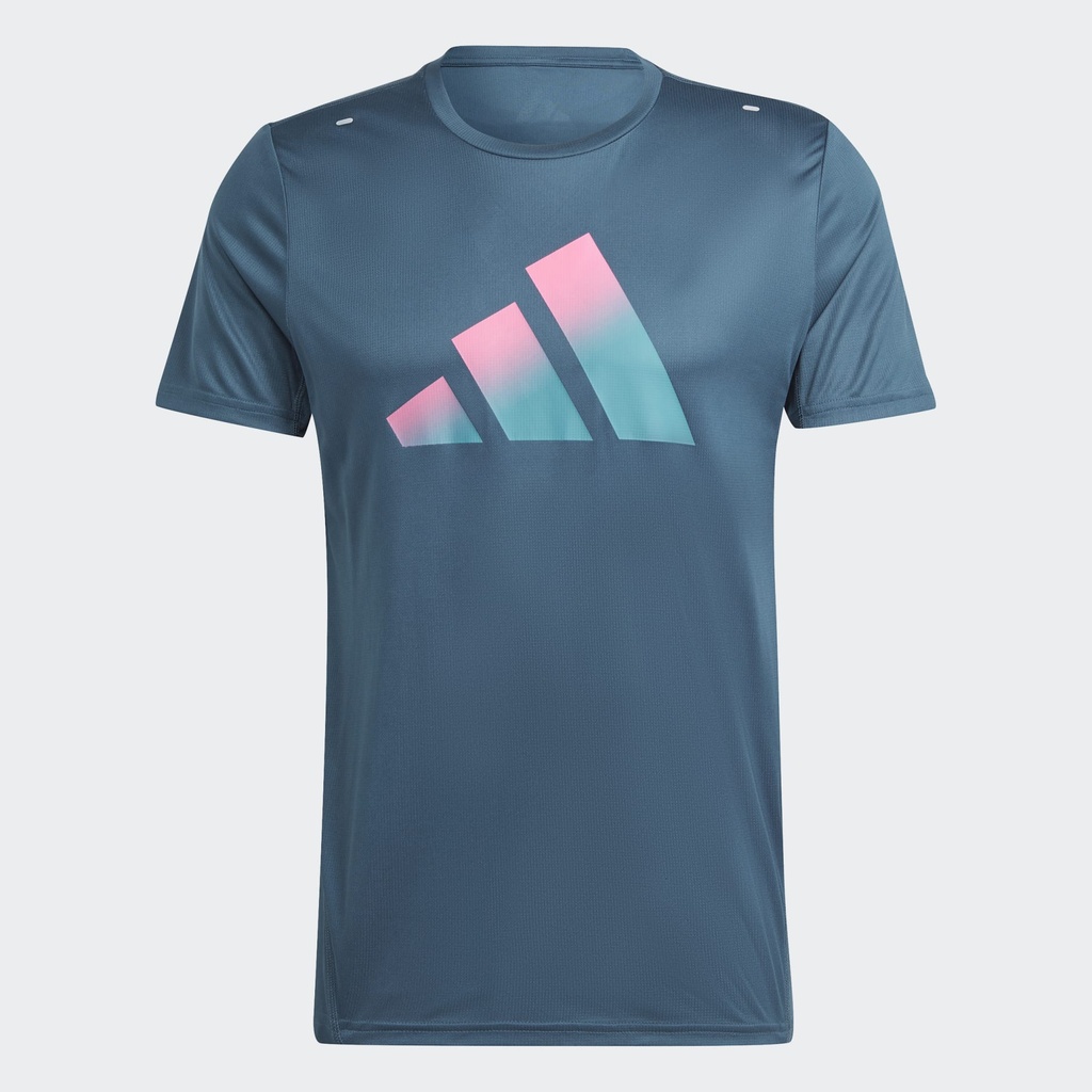 RUN ICONS 3 BAR LOGO T-SHIRT - Arctic Night
