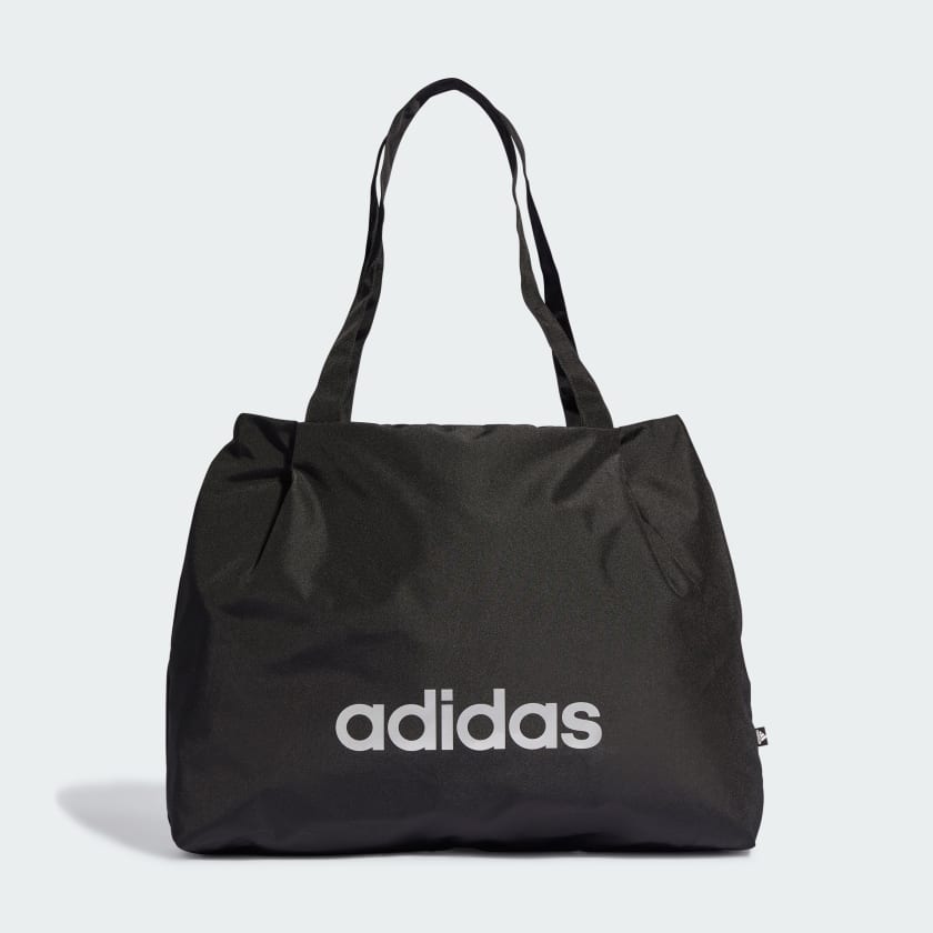 ESSENTIALS LINEAR SHOPPER BAG - Black / Black