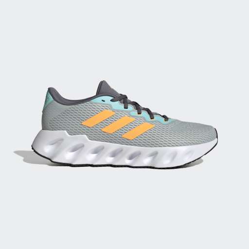 SWITCH RUN RUNNING SHOES - Wonder Silver / Flash Orange / Flash Aqua