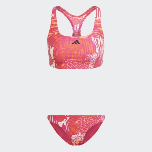 ALLOVER GRAPHIC BIKINI - Wonder Quartz / App Solar Red / Bright Red