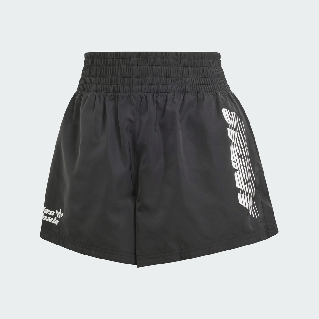ADIDAS SIDE GRAPHICS HIGH-WAISTED SHORTS - II5625