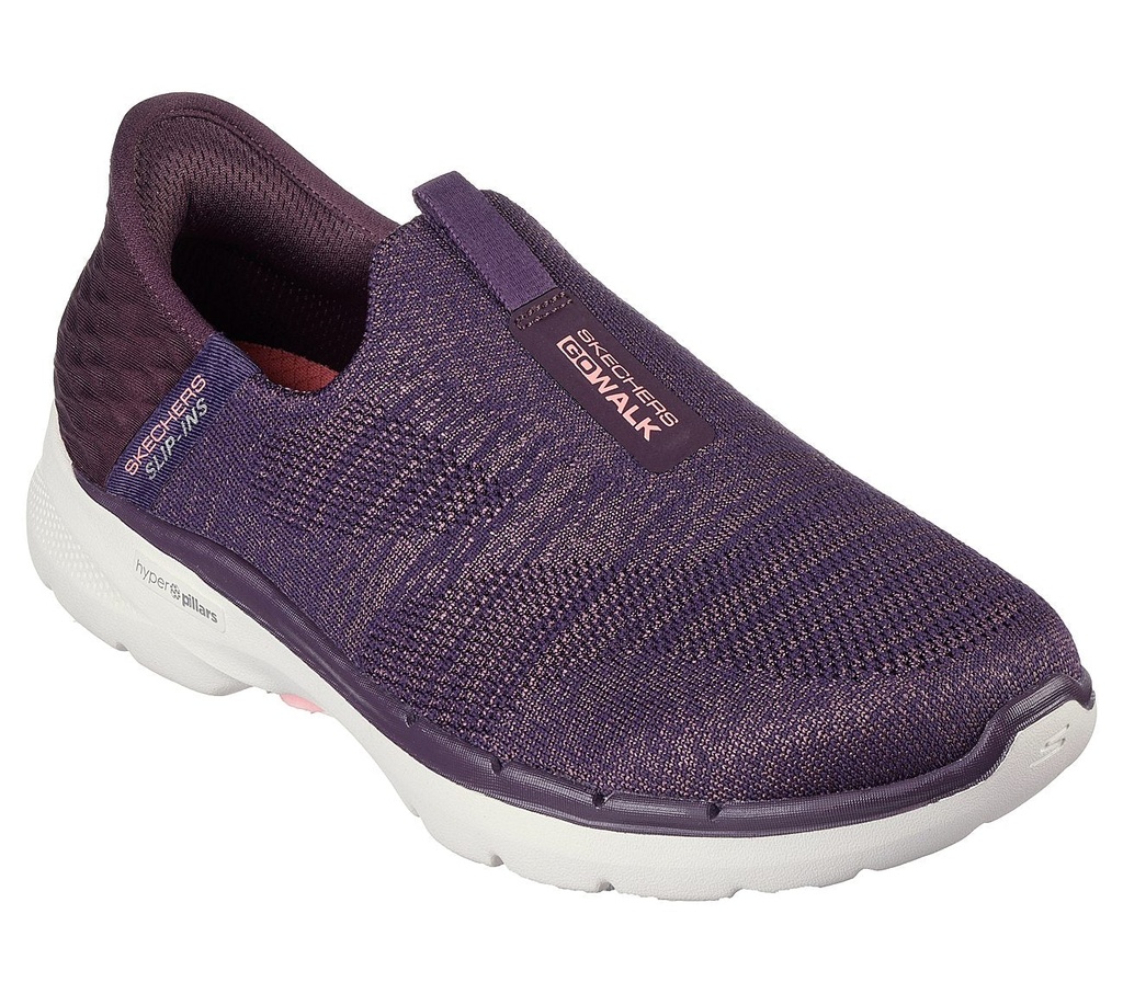 SKECHERS GO WALK 6 - FABULOUS VIEW - 124569 - PLUM