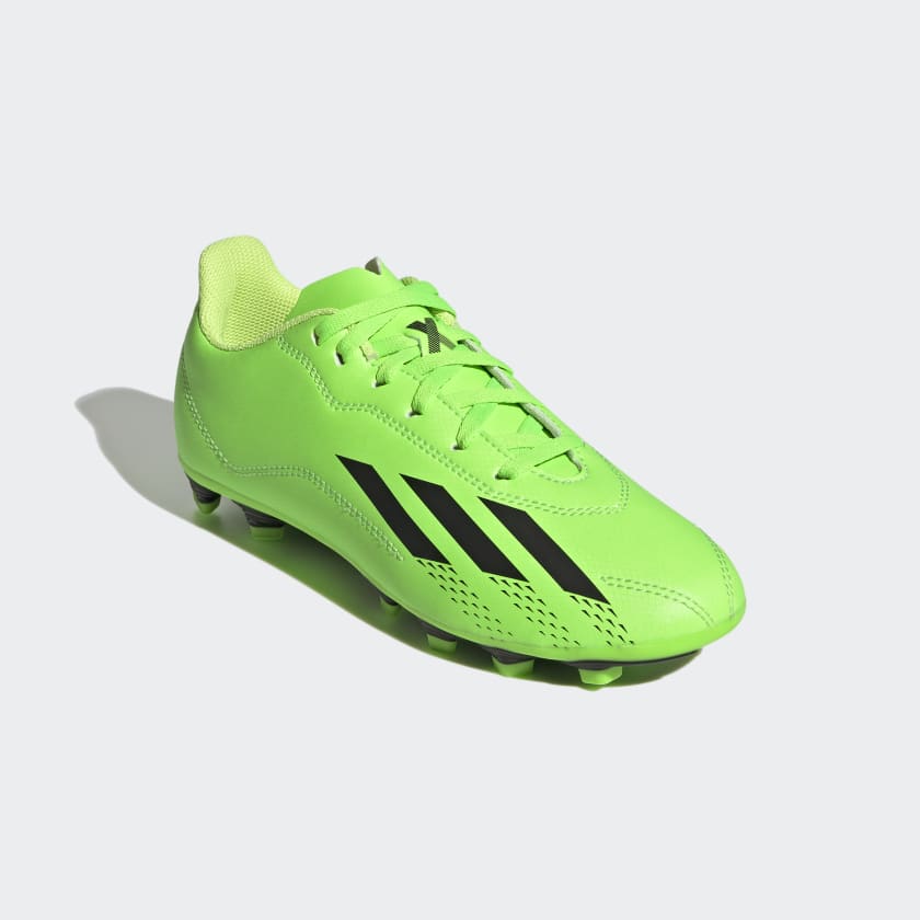 X SPEEDPORTAL.4 FLEXIBLE GROUND BOOTS - Solar Green / Core Black / Solar Yellow