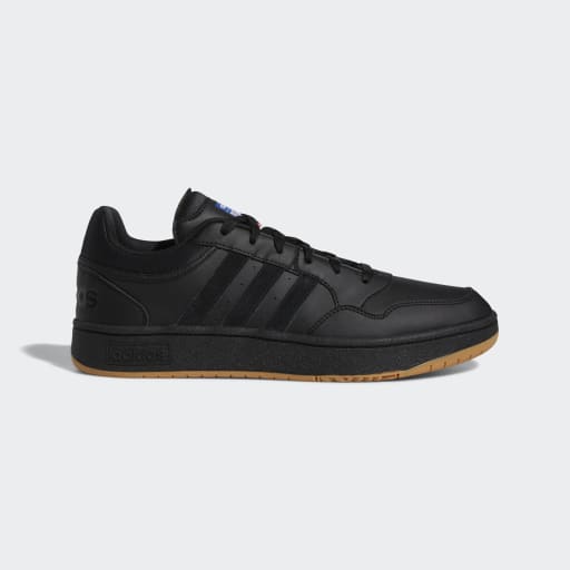 HOOPS 3.0 LOW CLASSIC VINTAGE SHOES - Core Black / Core Black / Ftwr White