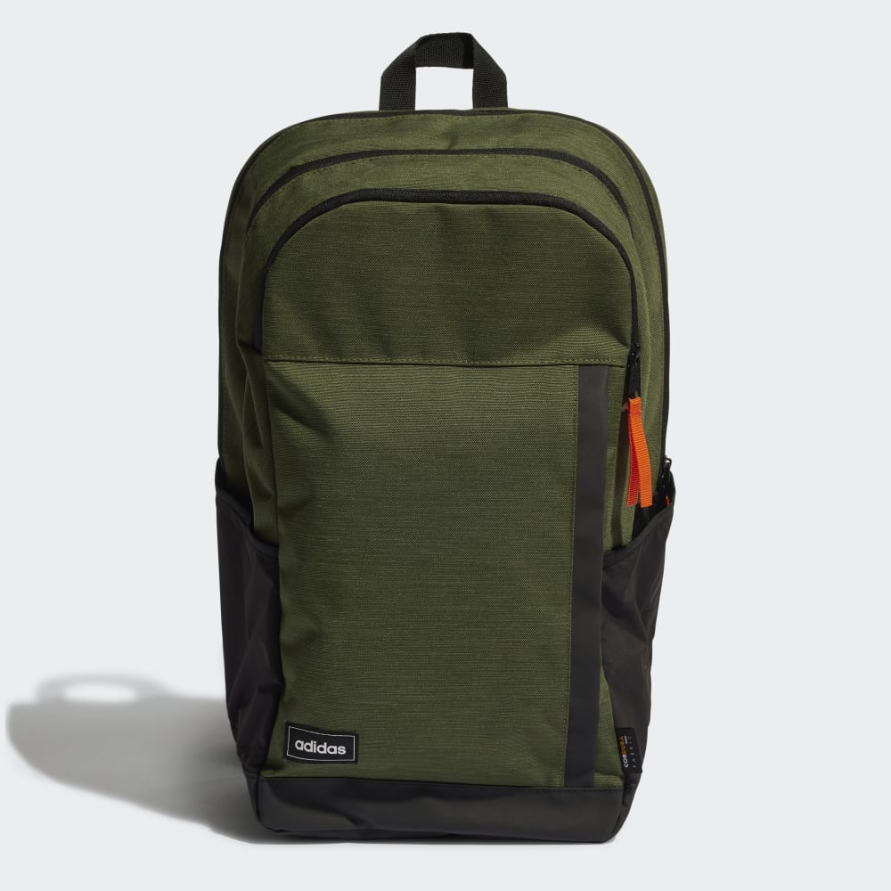 ADIDAS STREET UTILITY MOTION BACKPACK - Wild Pine / Black / Semi Impact Orange