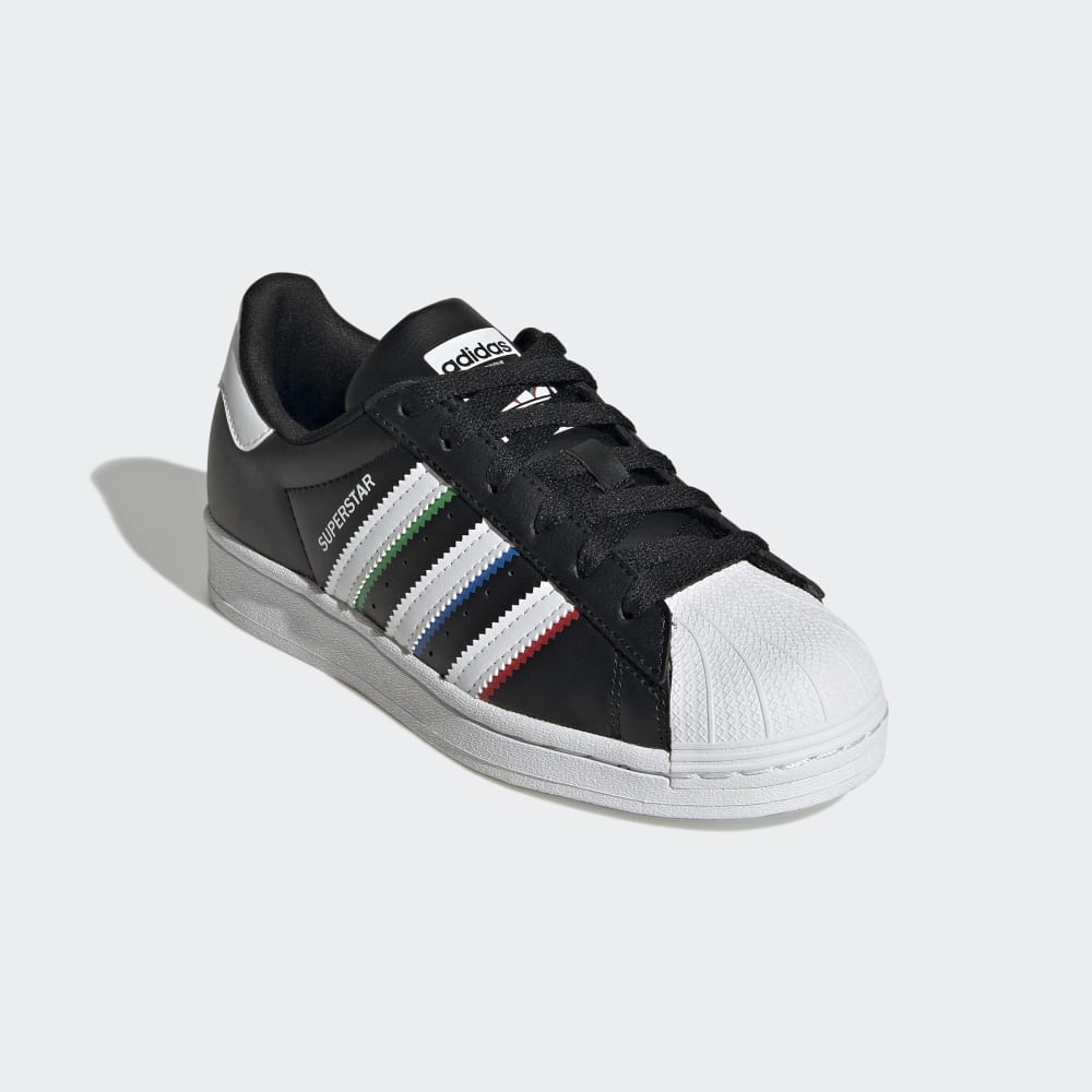SUPERSTAR SHOES - Core Black / Cloud White / Vivid Red