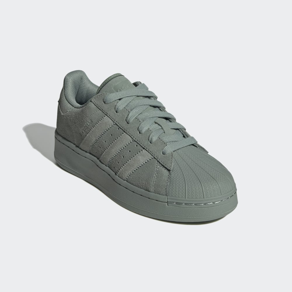 SUPERSTAR XLG SHOES - Silver Green / Crystal White / Green Oxide