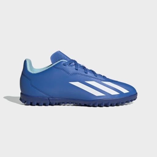 X CRAZYFAST.4 TURF BOOTS - Blue