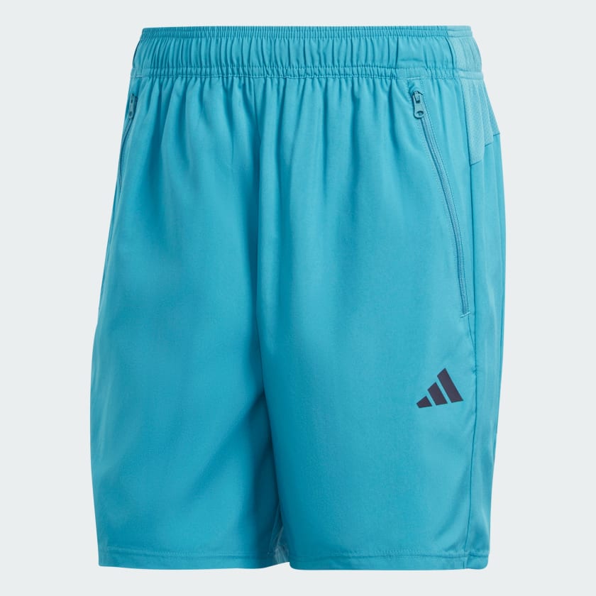 TRAIN ESSENTIALS WOVEN TRAINING SHORTS - Turquoise