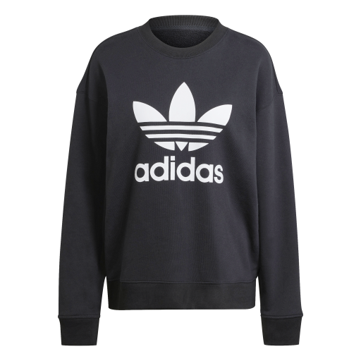ADIDAS TREFOIL CREW SWEATSHIRT - BLACK