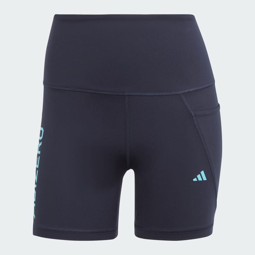 ADIDAS ADIZERO LITE SHORT LEGGINGS - BLUE