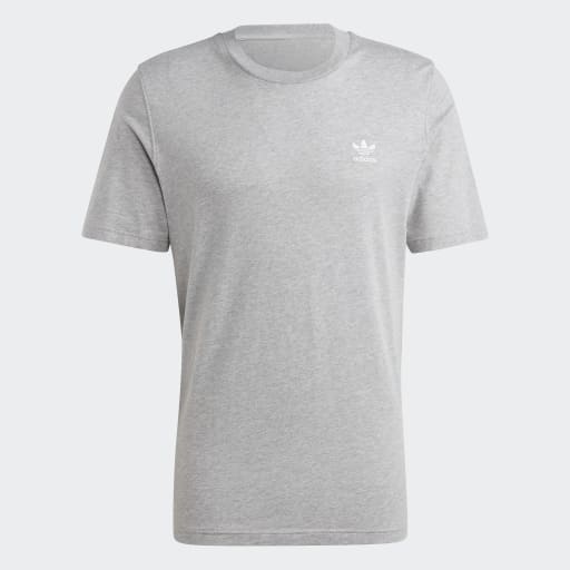 TREFOIL ESSENTIALS T-SHIRT - Medium Grey Heather
