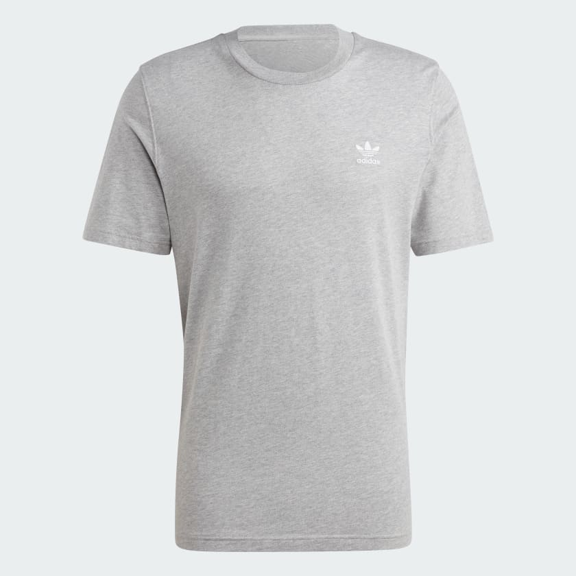 TREFOIL ESSENTIALS T-SHIRT - Medium Grey Heather