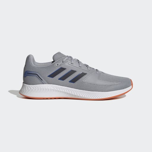 RUN FALCON 2.0 SHOES - Halo Silver / Legend Ink / Semi Impact Orange