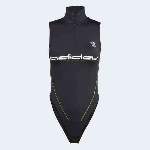 SLEEVELESS BODYSUIT - Black