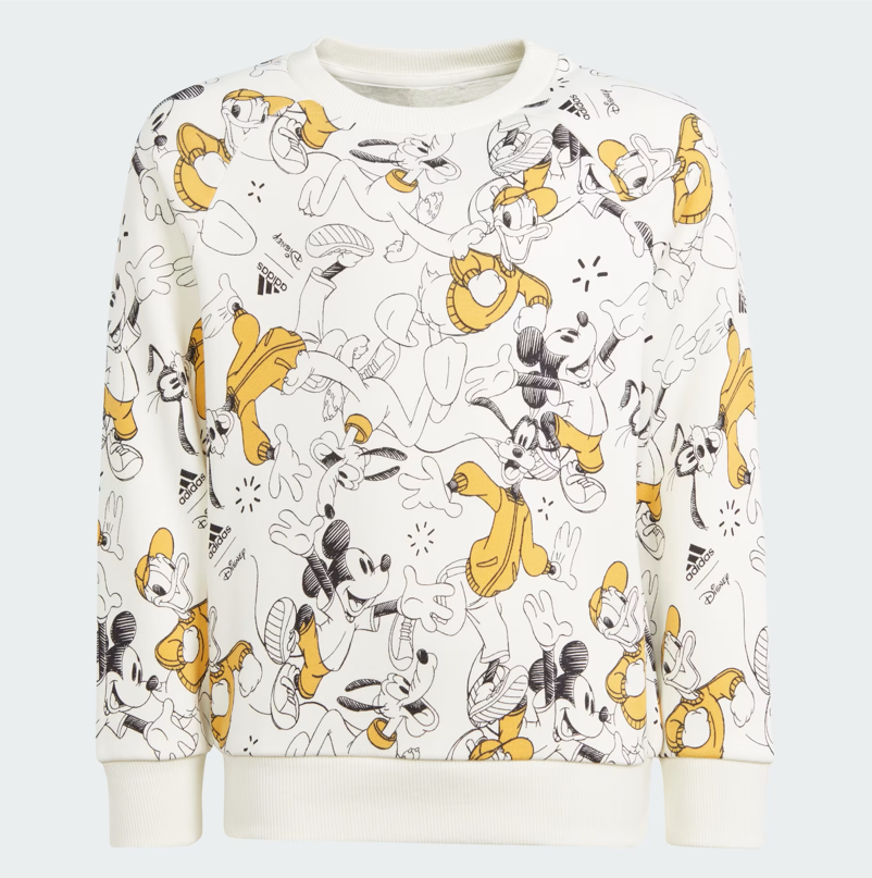 ADIDAS X DISNEY MICKEY MOUSE SWEATSHIRT - Off White / Preloved Yellow / Black
