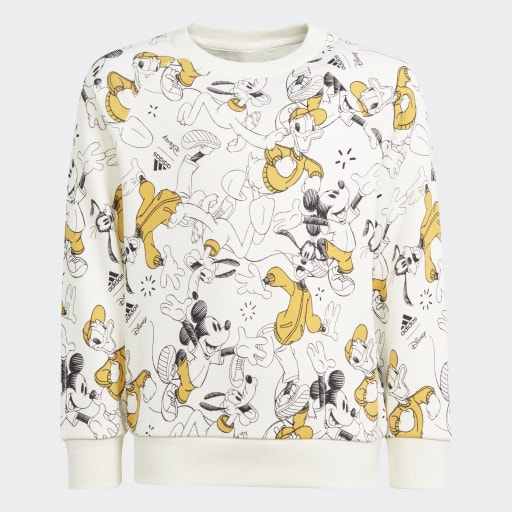 ADIDAS X DISNEY MICKEY MOUSE SWEATSHIRT - Off White / Preloved Yellow / Black