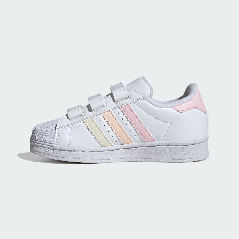 SUPERSTAR SHOES KIDS - Cloud White / Clear Pink / Supplier Colour