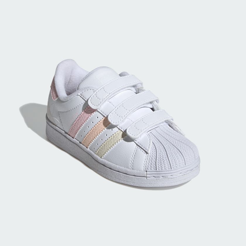 SUPERSTAR SHOES KIDS - Cloud White / Clear Pink / Supplier Colour