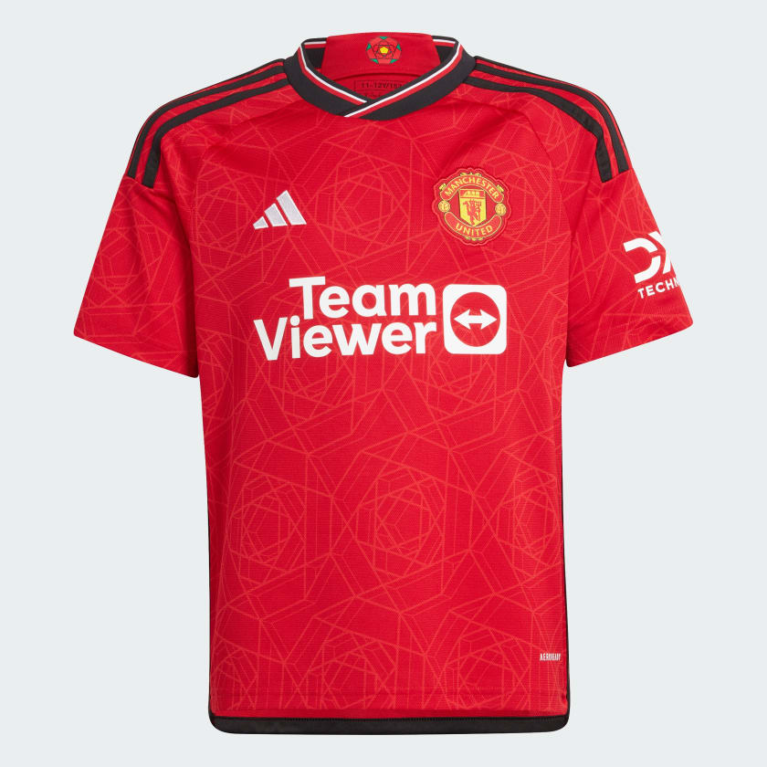 MANCHESTER UNITED 23/24 HOME JERSEY KIDS - Team Collegiate Red_