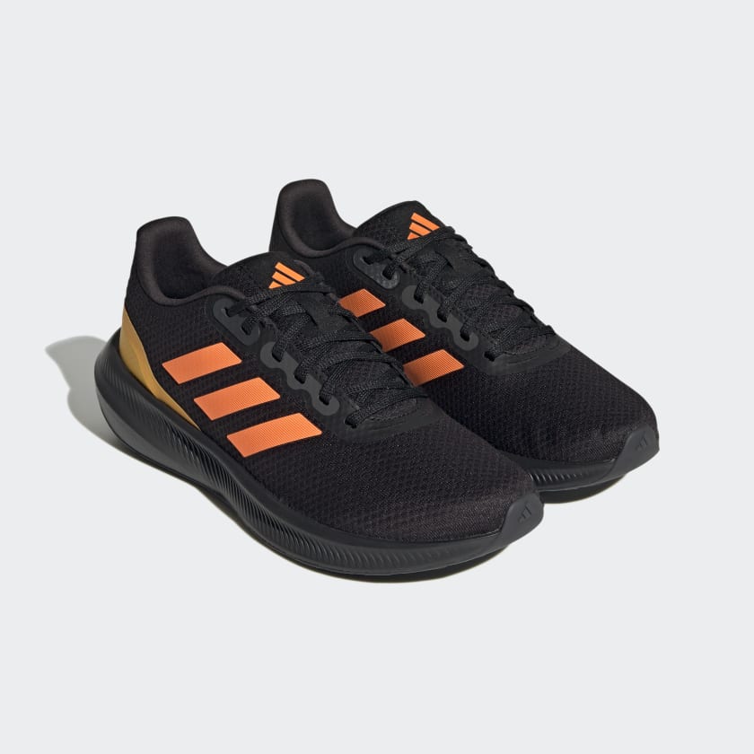RUNFALCON 3.0 SHOES - Core Black / Screaming Orange / Carbon