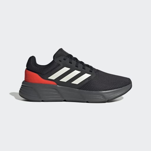 GALAXY 6 SHOES - Core Black / Zero Met. / Solar Red