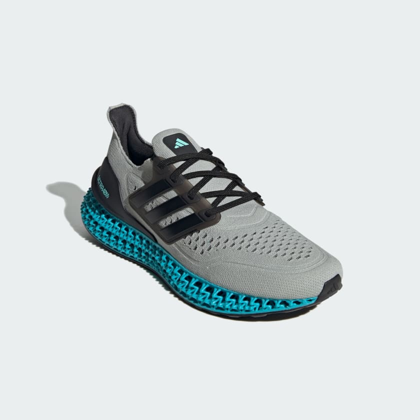 ULTRA 4DFWD RUNNING SHOES - Wonder Silver / Core Black / Lucid Cyan