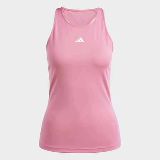 TECHFIT RACERBACK TRAINING TANK TOP - Pink Fusion / White