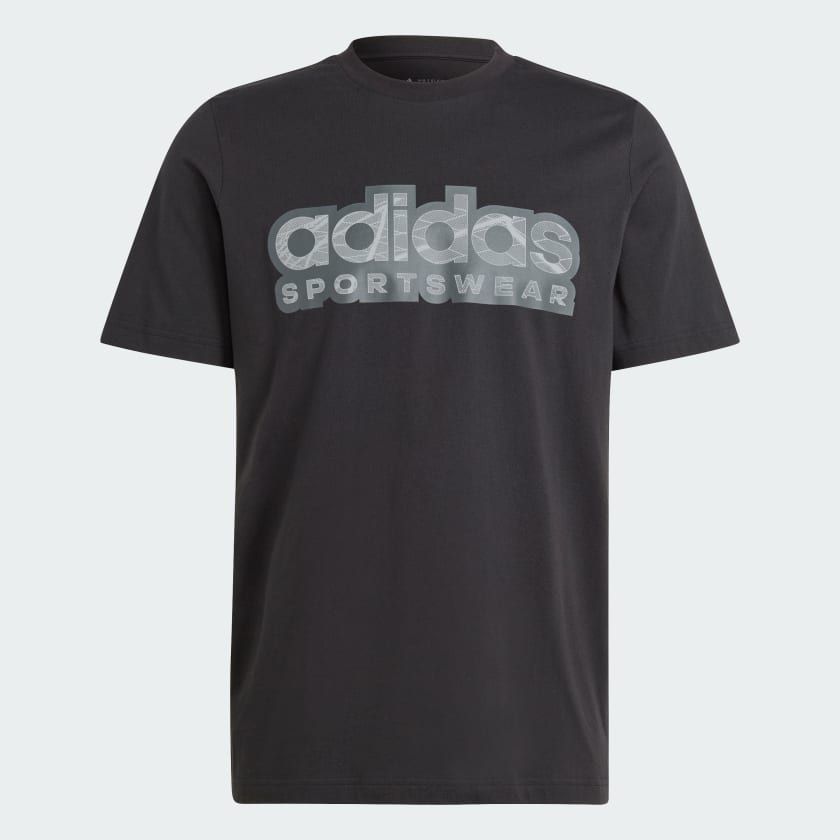TIRO GRAPHIC T-SHIRT - Black