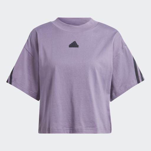FUTURE ICONS 3-STRIPES T-SHIRT - Shadow Violet