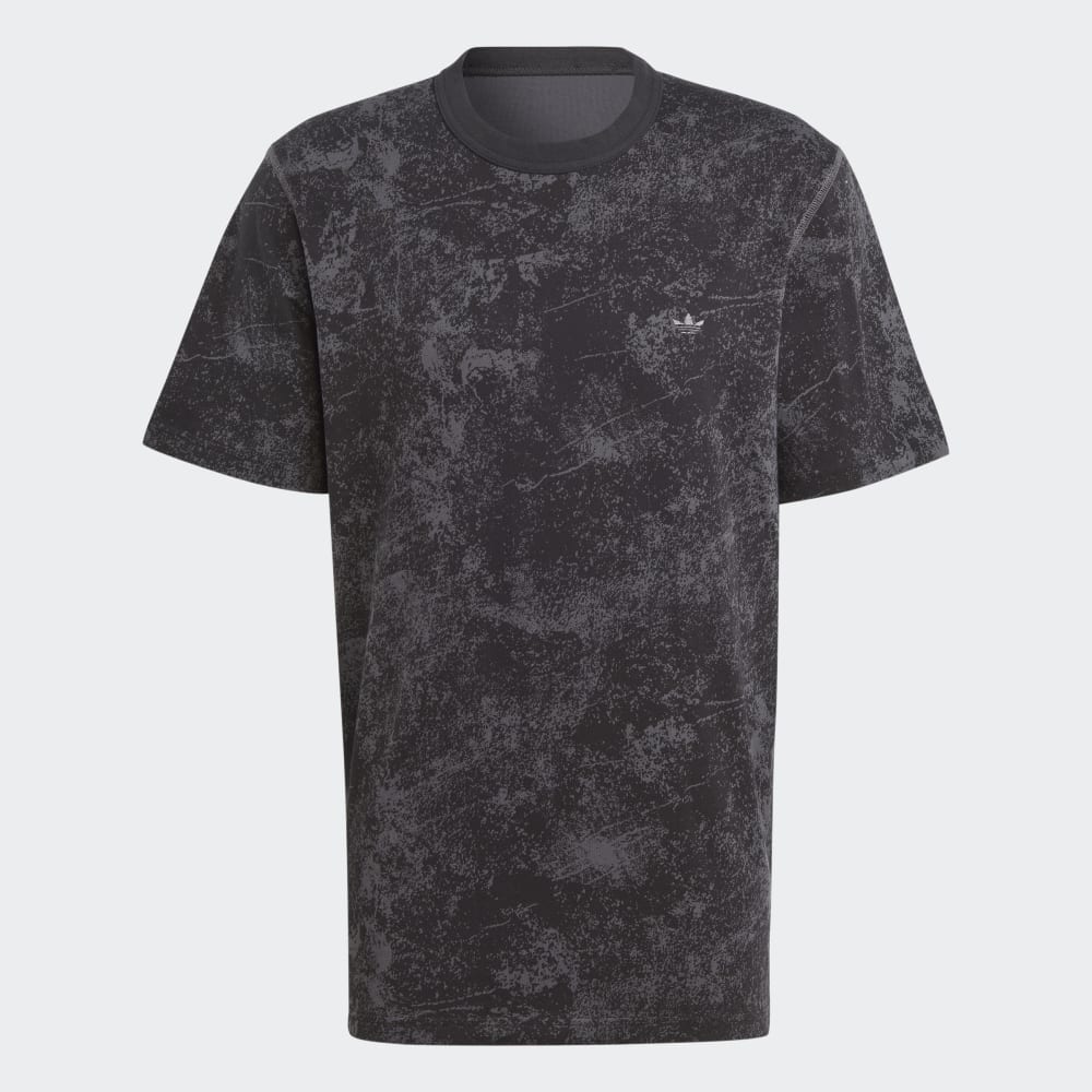 ADIDAS ADVENTURE ALLOVER PRINT T-SHIRT - Black