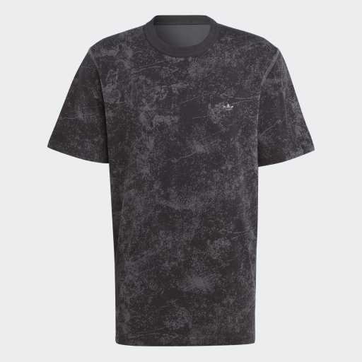 ADIDAS ADVENTURE ALLOVER PRINT T-SHIRT - Black